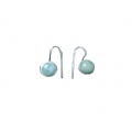 E0013-Nice Earring made with Beautiful Turquoise Stone and Silver